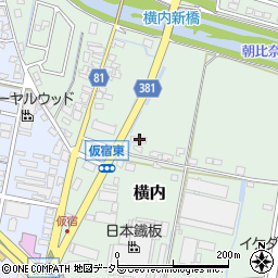 静岡県藤枝市横内571周辺の地図