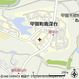 滋賀県甲賀市甲賀町鹿深台180-92周辺の地図