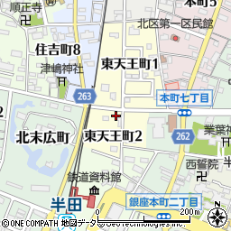 三和シャッター　愛知半田サービス周辺の地図