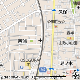 京都府宇治市小倉町西浦27-11周辺の地図