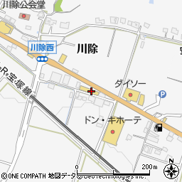 兵庫県三田市川除36周辺の地図