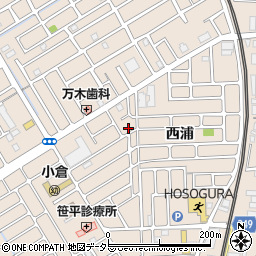 京都府宇治市小倉町西浦17-31周辺の地図