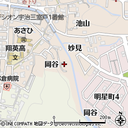 京都府宇治市莵道妙見11-5周辺の地図