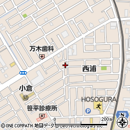 京都府宇治市小倉町西浦17-30周辺の地図