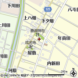 愛知県岡崎市福岡町屋敷6周辺の地図