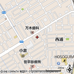 京都府宇治市小倉町西浦99-43周辺の地図