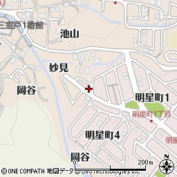 京都府宇治市莵道妙見9-9周辺の地図