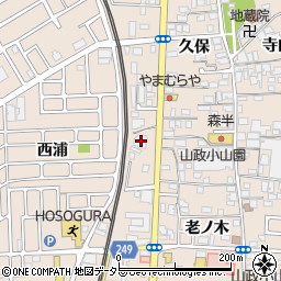 京都府宇治市小倉町久保68周辺の地図