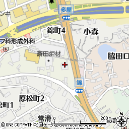 愛知県常滑市錦町4丁目88-2周辺の地図
