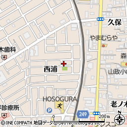 京都府宇治市小倉町西浦25-8周辺の地図