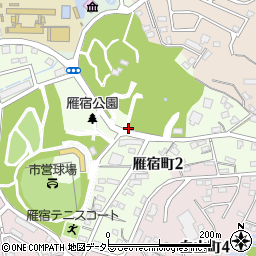 愛知県半田市雁宿町周辺の地図