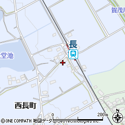 兵庫県加西市西長町204周辺の地図