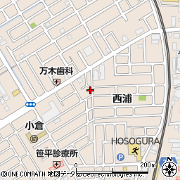 京都府宇治市小倉町西浦17-29周辺の地図