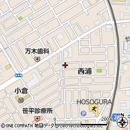 京都府宇治市小倉町西浦19-4周辺の地図