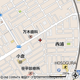 京都府宇治市小倉町西浦99-75周辺の地図