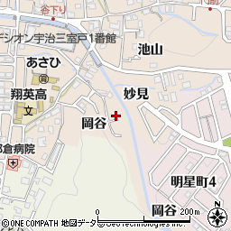 京都府宇治市莵道妙見11周辺の地図