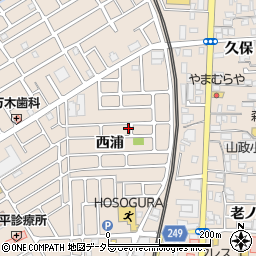 京都府宇治市小倉町西浦22-35周辺の地図
