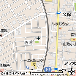 京都府宇治市小倉町西浦25-7周辺の地図