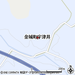 島根県浜田市金城町宇津井周辺の地図