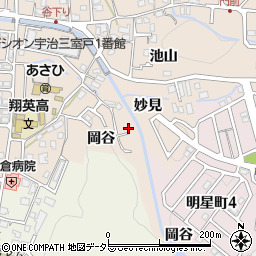 京都府宇治市莵道妙見11-8周辺の地図
