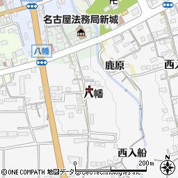 愛知県新城市石田八幡24周辺の地図