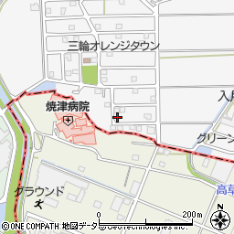 静岡県藤枝市岡部町三輪1372-13周辺の地図