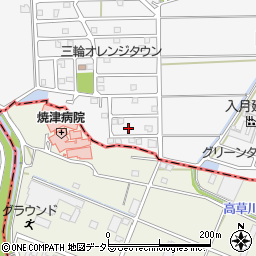 静岡県藤枝市岡部町三輪1372-17周辺の地図