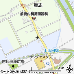 兵庫県三田市貴志82-2周辺の地図