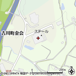 兵庫県三木市吉川町金会1063周辺の地図