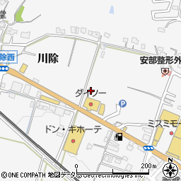 兵庫県三田市川除19周辺の地図