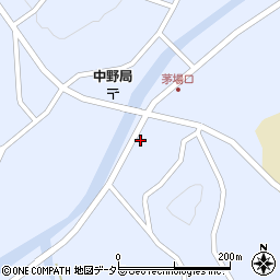 島根県邑智郡邑南町中野下茅場2592周辺の地図