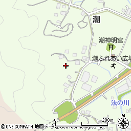 静岡県藤枝市潮周辺の地図