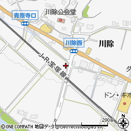 兵庫県三田市川除158周辺の地図