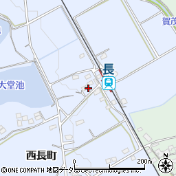兵庫県加西市西長町323周辺の地図