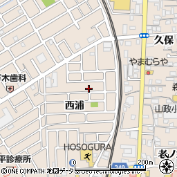 京都府宇治市小倉町西浦22-43周辺の地図