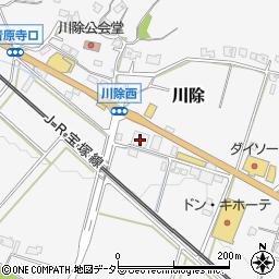 兵庫県三田市川除125周辺の地図