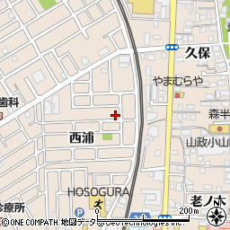 京都府宇治市小倉町西浦26-4周辺の地図