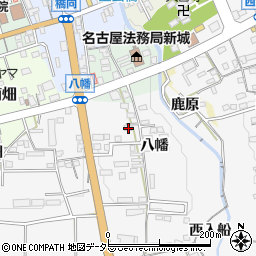 愛知県新城市石田八幡18-3周辺の地図