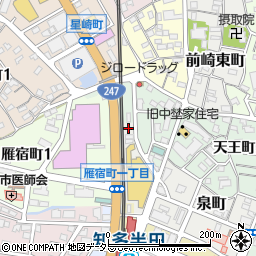 株式会社中部経済新聞社　知多支社周辺の地図