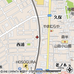京都府宇治市小倉町西浦27-4周辺の地図