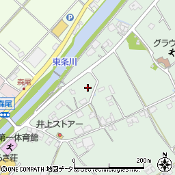 兵庫県加東市岡本345周辺の地図