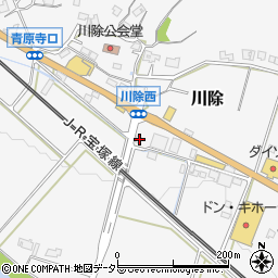 兵庫県三田市川除122周辺の地図