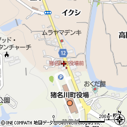 猪名川役場前簡易郵便局周辺の地図