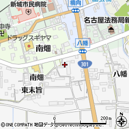 愛知県新城市石田（黒坂）周辺の地図
