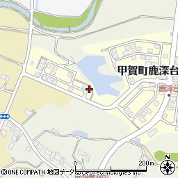 滋賀県甲賀市甲賀町鹿深台180-27周辺の地図