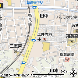 京都府宇治市莵道荒槇1-52周辺の地図