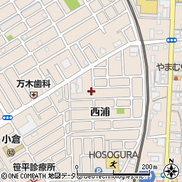 京都府宇治市小倉町西浦10-25周辺の地図