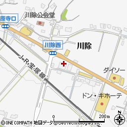 兵庫県三田市川除128周辺の地図