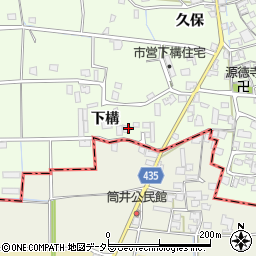兵庫県姫路市林田町下構134-1周辺の地図