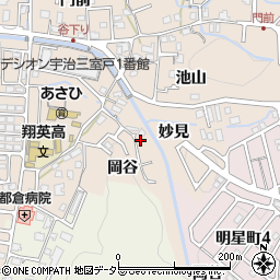 京都府宇治市莵道妙見4-9周辺の地図